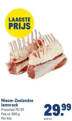 Makro Nieuw-Zeelandse lamsrack aanbieding