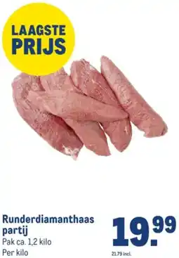 Makro Runderdiamanthaas partij aanbieding