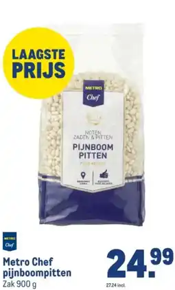 Makro Metro Chef pijnboompitten aanbieding