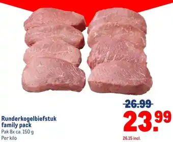 Makro Runderkogelbiefstuk family pack aanbieding