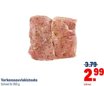 Makro Varkenssouvlakisteaks aanbieding