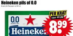 Dirk Heineken pils of 0.0 aanbieding