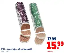 Makro Wild, everzwijn of eendenpaté aanbieding