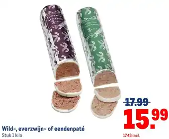 Makro Wild, everzwijn of eendenpaté aanbieding