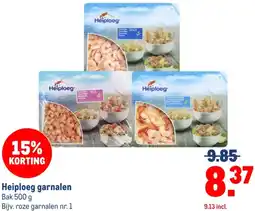 Makro Heiploeg garnalen aanbieding