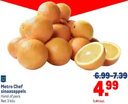 Makro Metro Chef sinaasappels aanbieding
