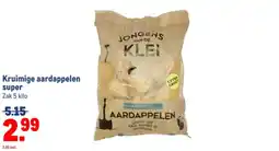 Makro Kruimige aardappelen super aanbieding