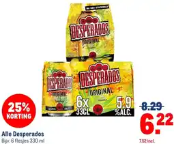Makro Alle Desperados aanbieding