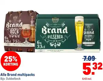 Makro Alle Brand multipacks aanbieding