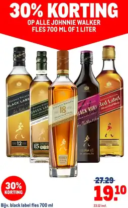 Makro Op alle Johnnie Walker aanbieding