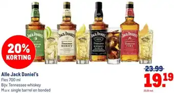 Makro Alle Jack Daniel's aanbieding