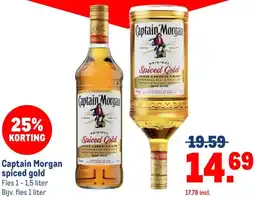 Makro Captain Morgan spiced gold aanbieding