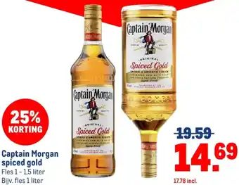 Makro Captain Morgan spiced gold aanbieding