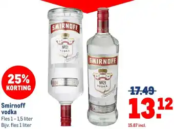 Makro Smirnoff vodka aanbieding