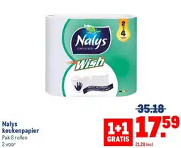Makro Nalys keukenpapier aanbieding