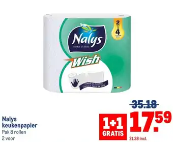 Makro Nalys keukenpapier aanbieding