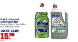 Makro Dreft Professional handafwasmiddel aanbieding