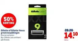 Makro Gillette of Gillette Venus grootverpakkingen aanbieding