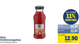 Makro Rioba bloedsinaasappelsap aanbieding