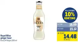 Makro Royal Bliss ginger beer aanbieding