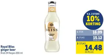Makro Royal Bliss ginger beer aanbieding