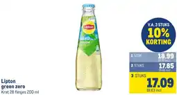 Makro Lipton green zero aanbieding