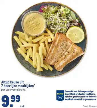 Makro Altijd keuze uit 7 heerlijke maaltijden aanbieding