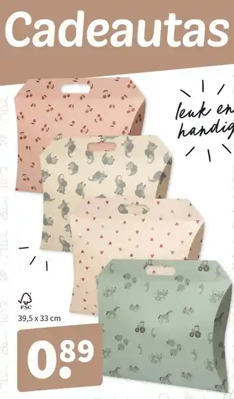 Wibra Cadeautas aanbieding