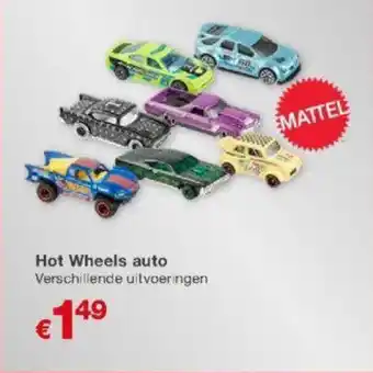 Kik Hot Wheels auto aanbieding