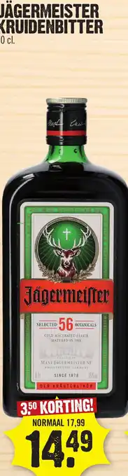 Super Dirck 3 Jägermeister Kruidenbitter aanbieding