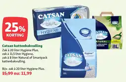 Maxi Zoo Catsan kattenbakvulling aanbieding