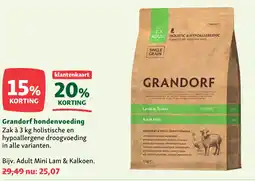 Maxi Zoo Grandorf hondenvoeding aanbieding