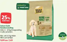 Maxi Zoo Select Gold hondenvoeding aanbieding