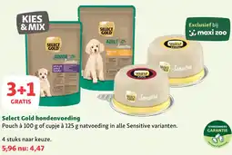 Maxi Zoo Select Gold hondenvoeding aanbieding