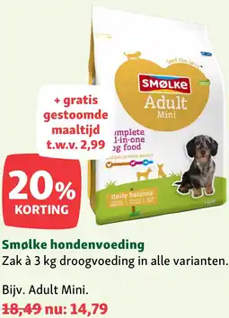 Maxi Zoo Smølke hondenvoeding aanbieding