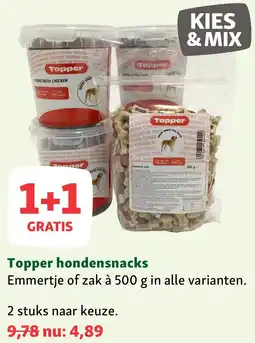 Maxi Zoo Topper hondensnacks aanbieding