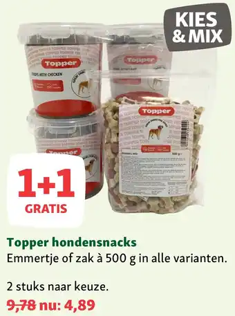 Maxi Zoo Topper hondensnacks aanbieding