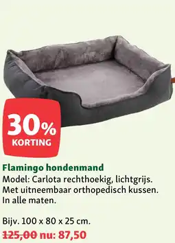 Maxi Zoo Flamingo hondenmand aanbieding