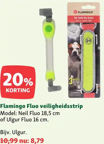 Maxi Zoo Flamingo Fluo veiligheidsstrip aanbieding