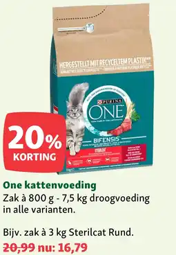 Maxi Zoo One kattenvoeding aanbieding