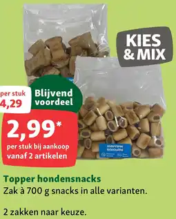 Maxi Zoo Topper hondensnacks aanbieding
