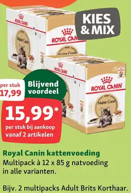 Maxi Zoo Royal Canin kattenvoeding aanbieding
