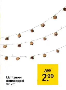 Xenos Lichtsnoer denneappel aanbieding
