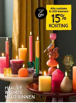 Xenos Alle rustieke & LED-kaarsen aanbieding