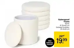 Xenos Opbergpoef Troyes aanbieding