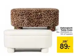 Xenos Opbergbank Teddy Dodo aanbieding
