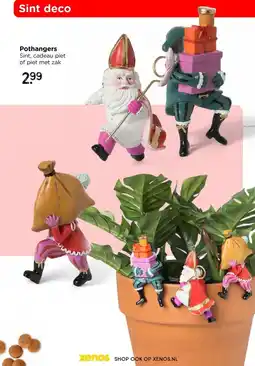 Xenos Pothangers Sint, cadeau piet of piet met zak aanbieding