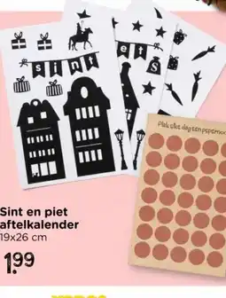 Xenos Sint en piet aftelkalender aanbieding