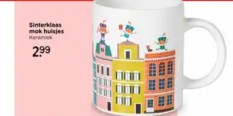 Xenos Sinterklaas mok huisjes Keramiek aanbieding