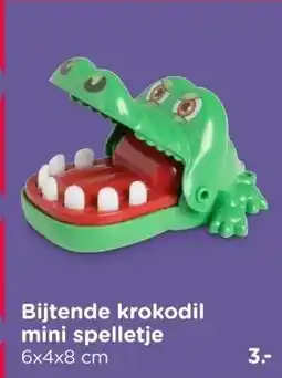 Xenos Bijtende krokodil mini spelletje aanbieding